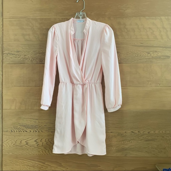 EUC TOBI Tulips Are Better Than One Blush Pink Dress Size Small - Picture 3 of 4